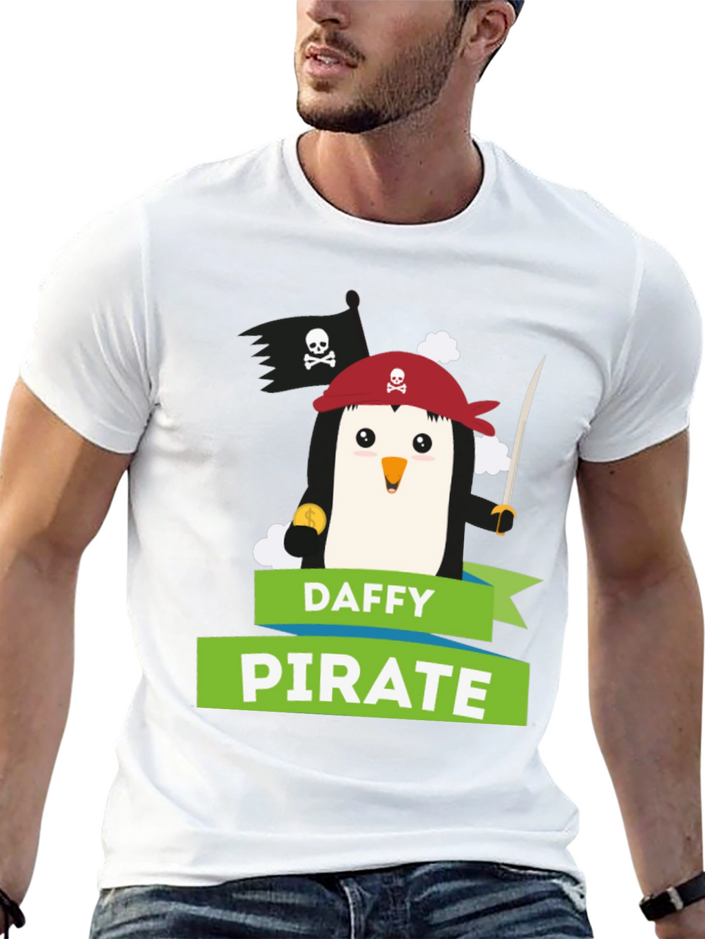 Daffy Pirate T-Shirt - Unique Graphic Tee
