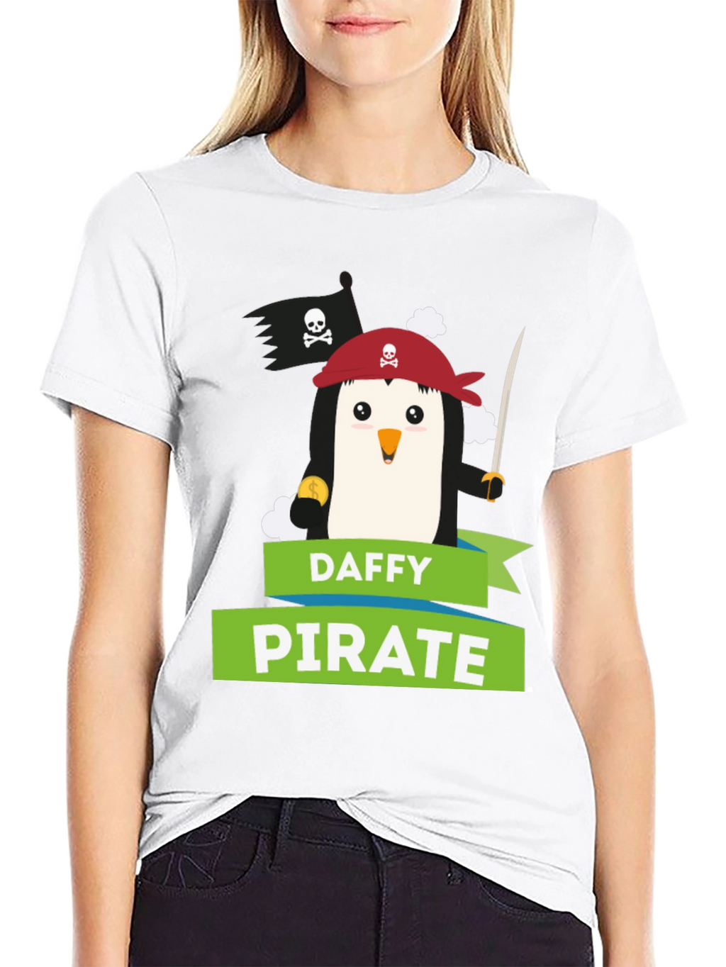 Daffy Pirate T-Shirt - Unique Graphic Tee