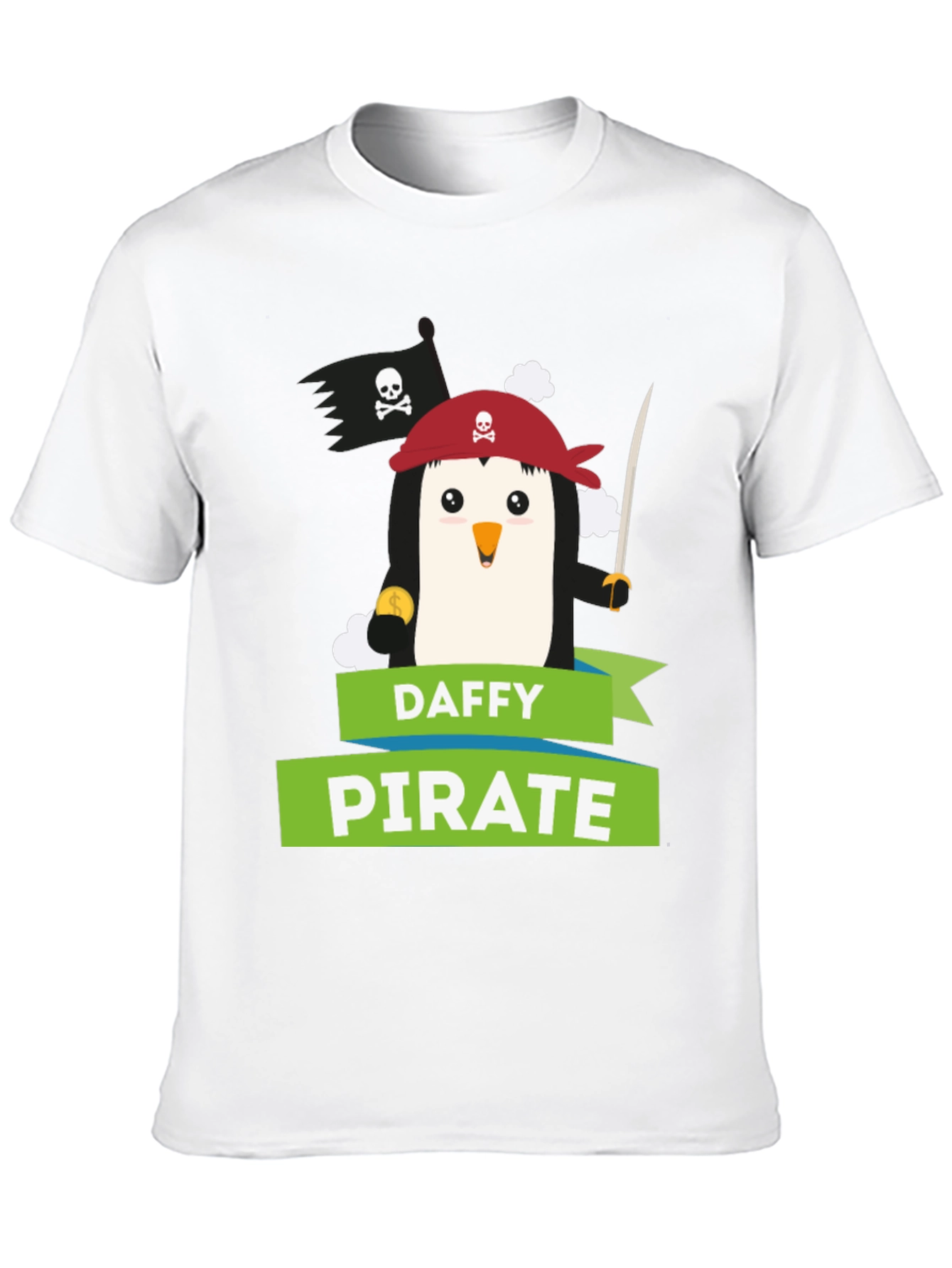 Daffy Pirate T-Shirt - Unique Graphic Tee