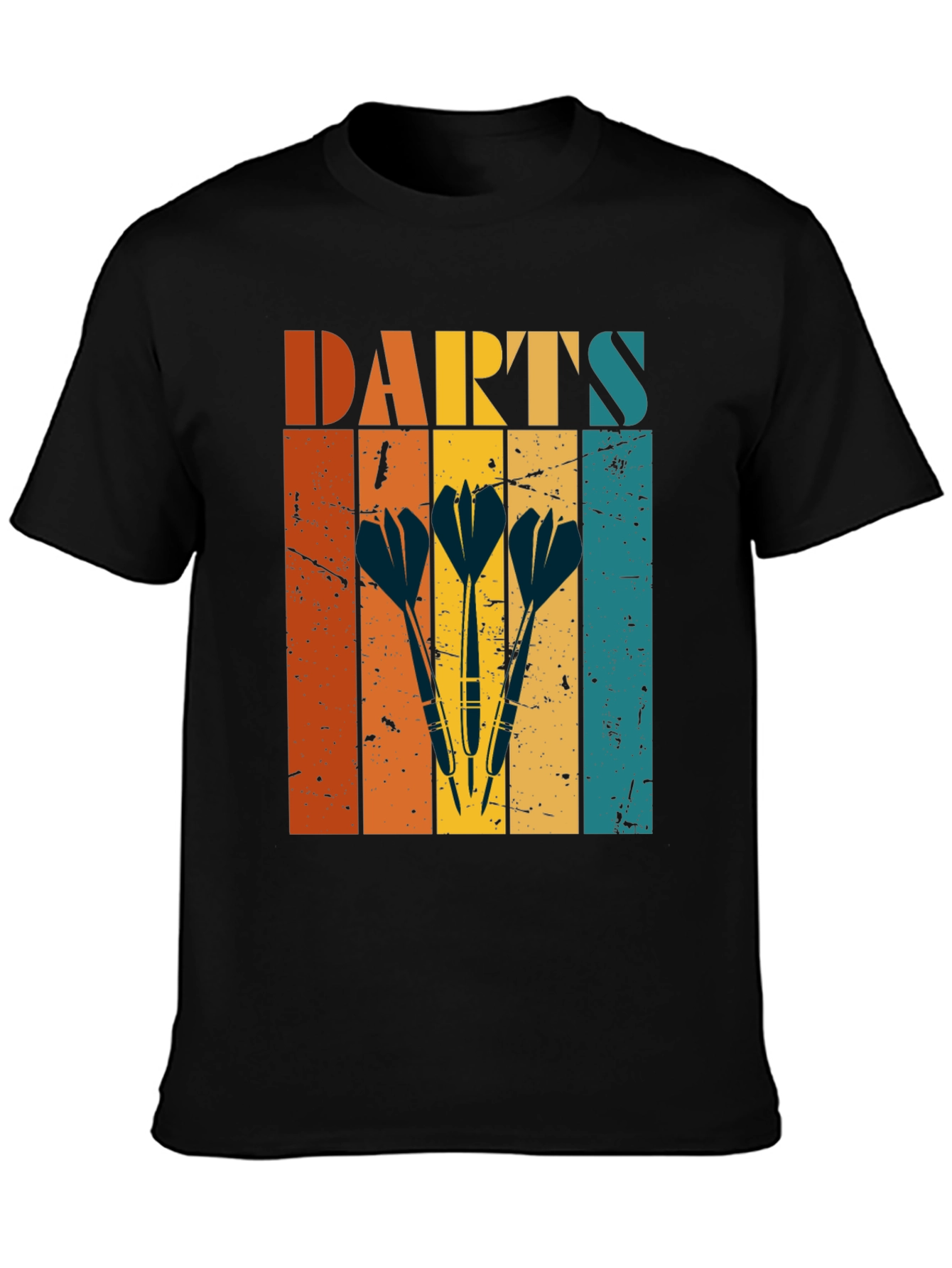 Retro Darts T-Shirt Vintage Style Tee