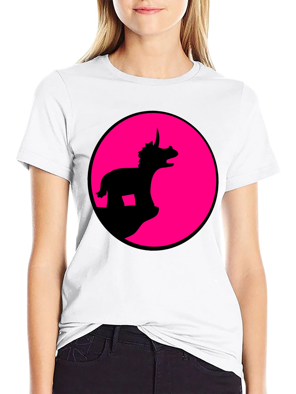 Dino Silhouette Graphic Tee