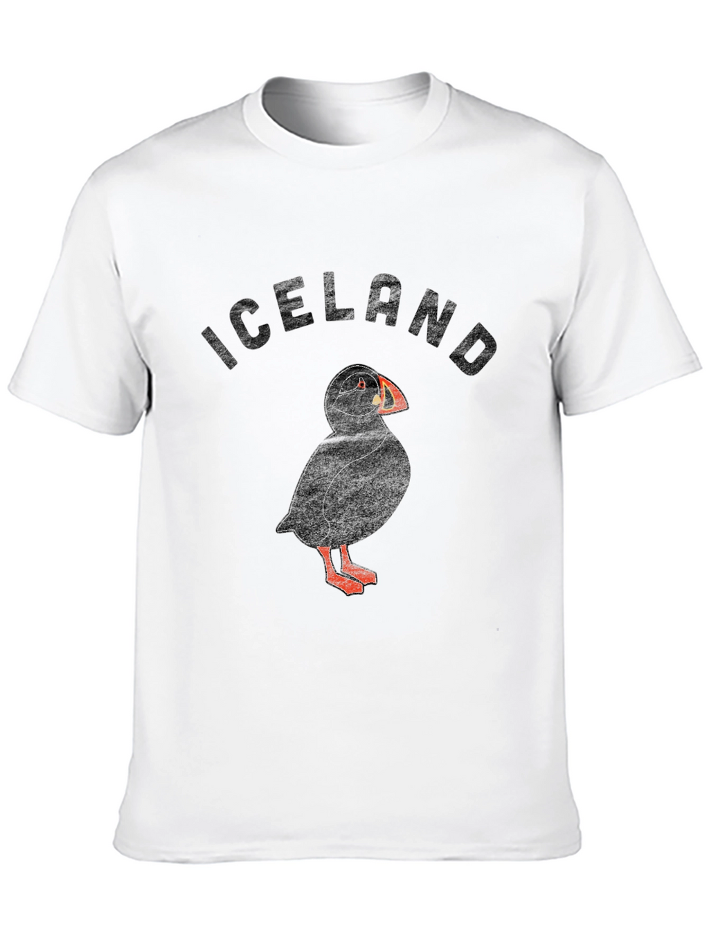 Iceland Puffin Graphic T-Shirt - Black