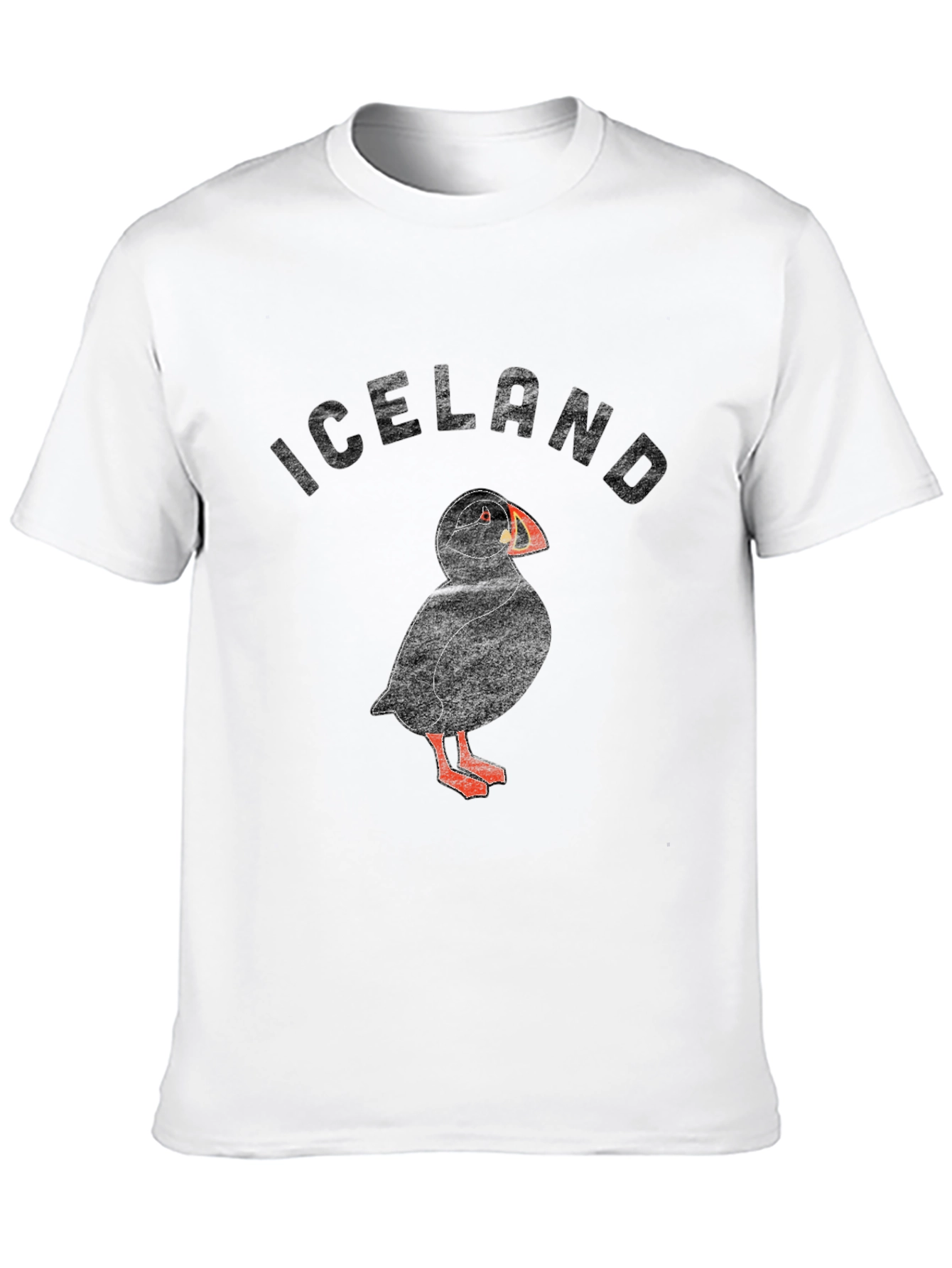 Iceland Puffin Graphic T-Shirt - Black