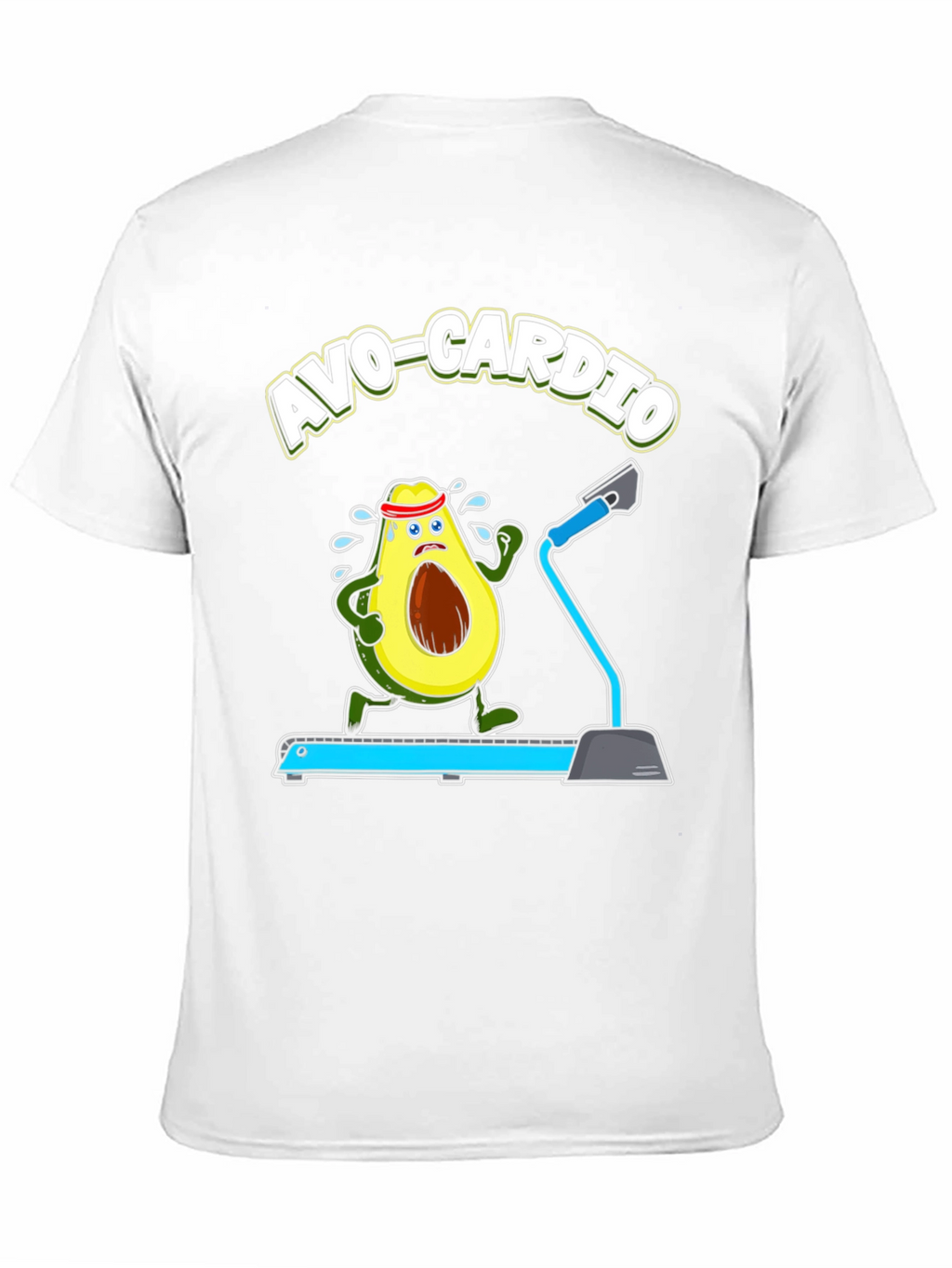 Avo-Cardio Funny Avocado Fitness T-Shirt