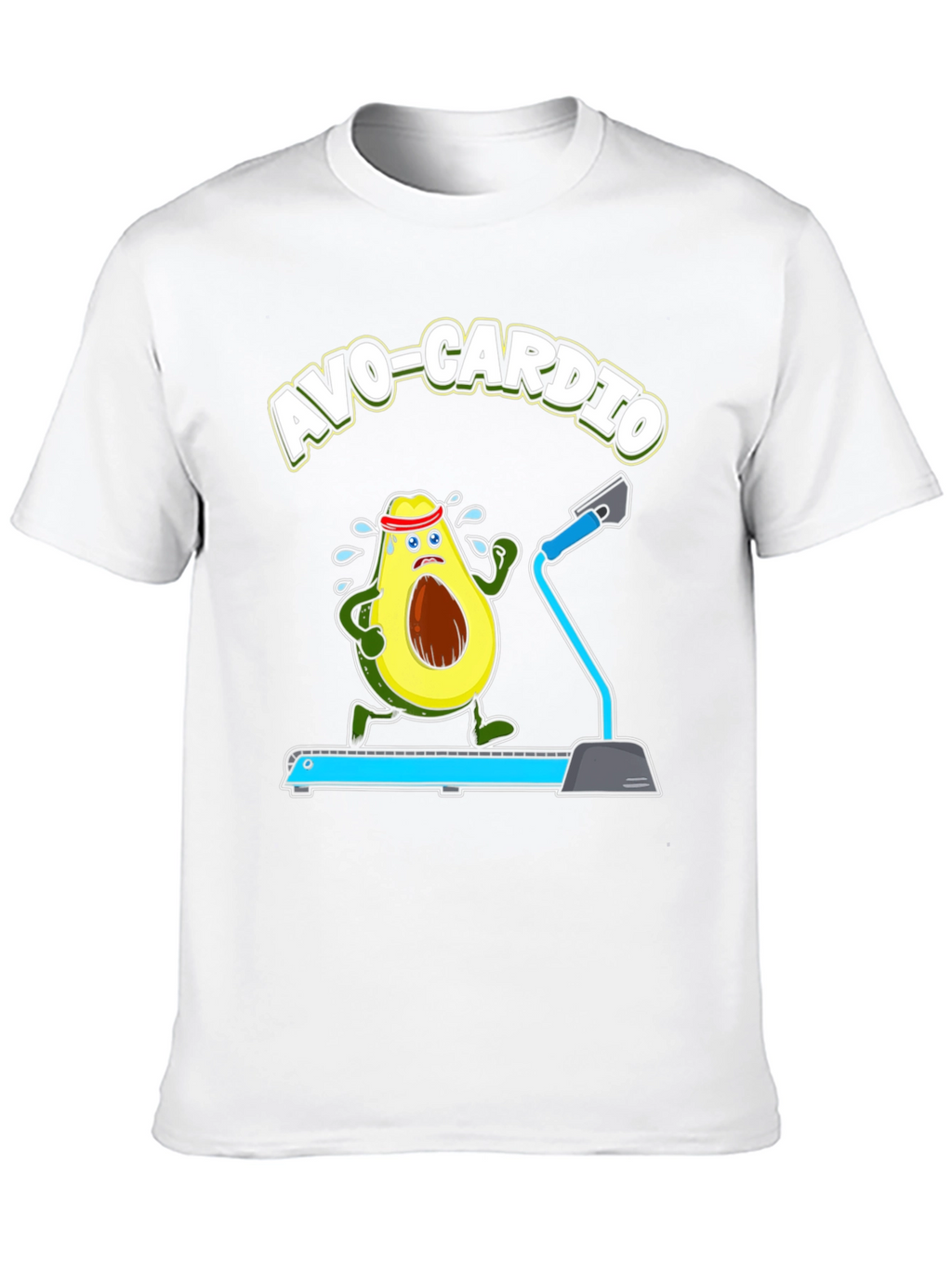 Avo-Cardio Funny Avocado Fitness T-Shirt