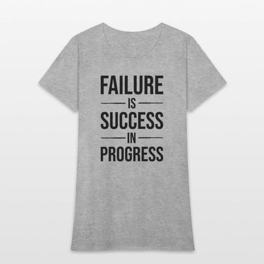 failure is success in progress BLACK