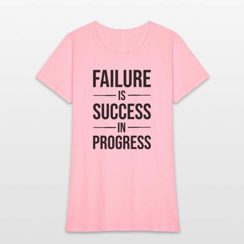failure is success in progress BLACK