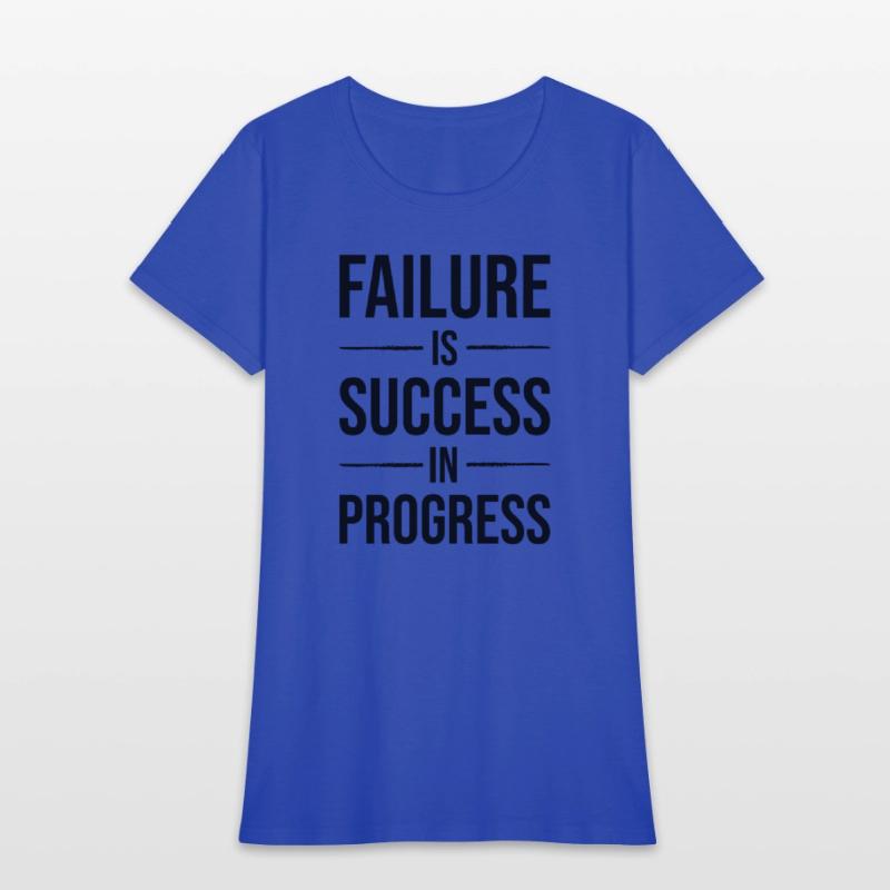 failure is success in progress BLACK