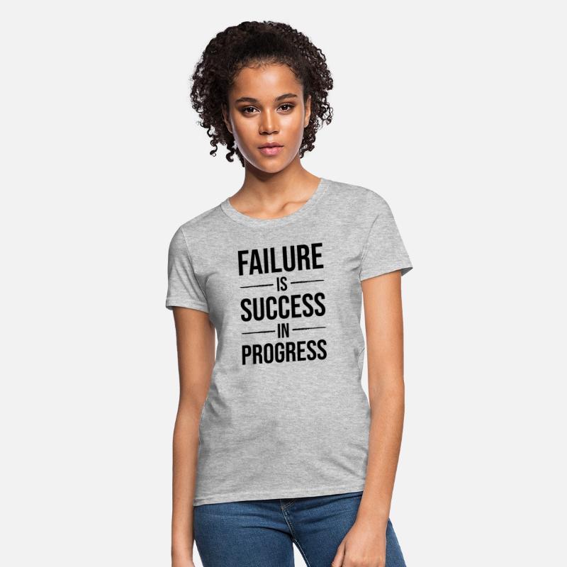 failure is success in progress BLACK