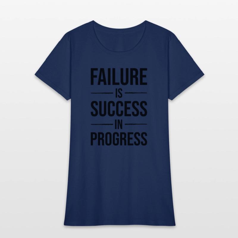 failure is success in progress BLACK
