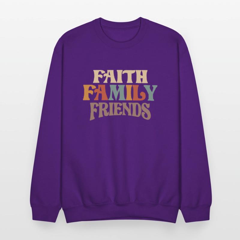 Faith Family Friends Christian Motto
