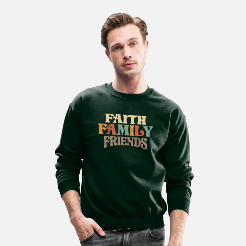 Faith Family Friends Christian Motto