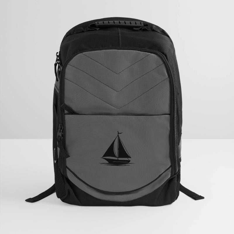 Fast Sailing Boat With Set Sails