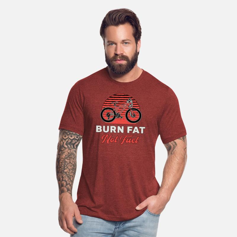 Fat Bike Burn Fat Not Fuel Bike Biker MTB Fatbike