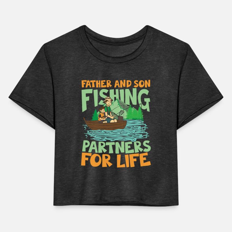 Father And Son Fishing Partners For Life