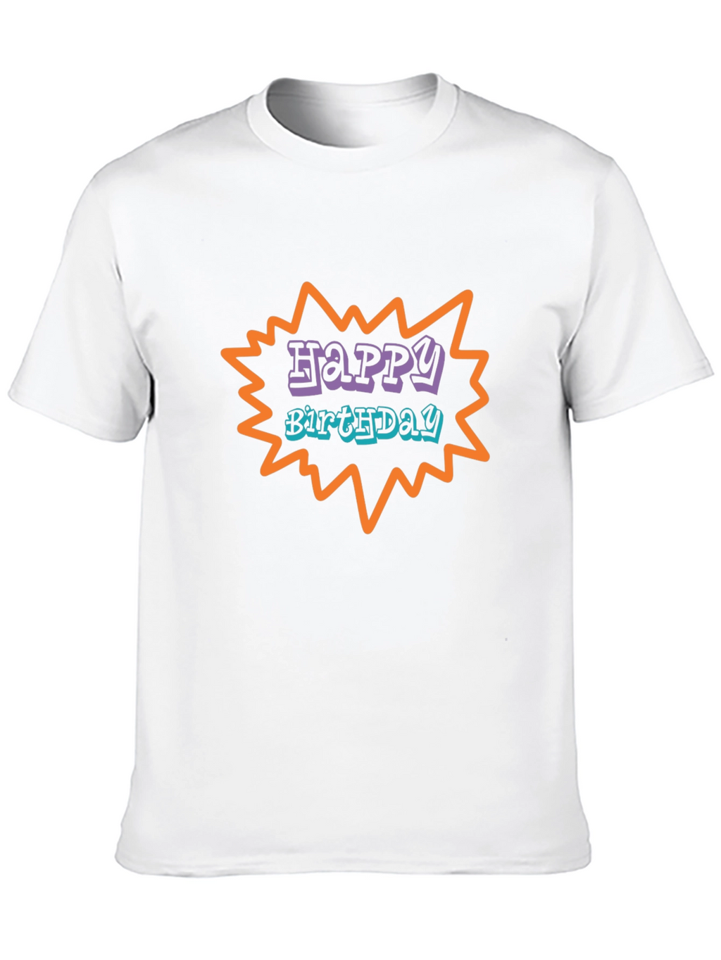 Happy Birthday Graphic Tee - Black Unisex