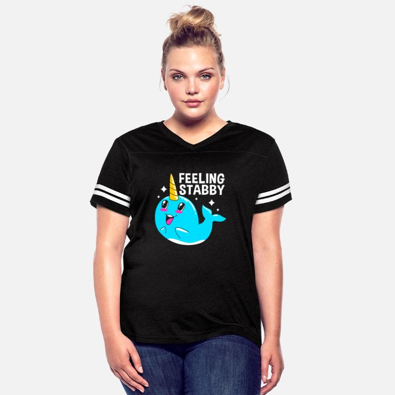 Feeling Stabby Funny Narwhal
