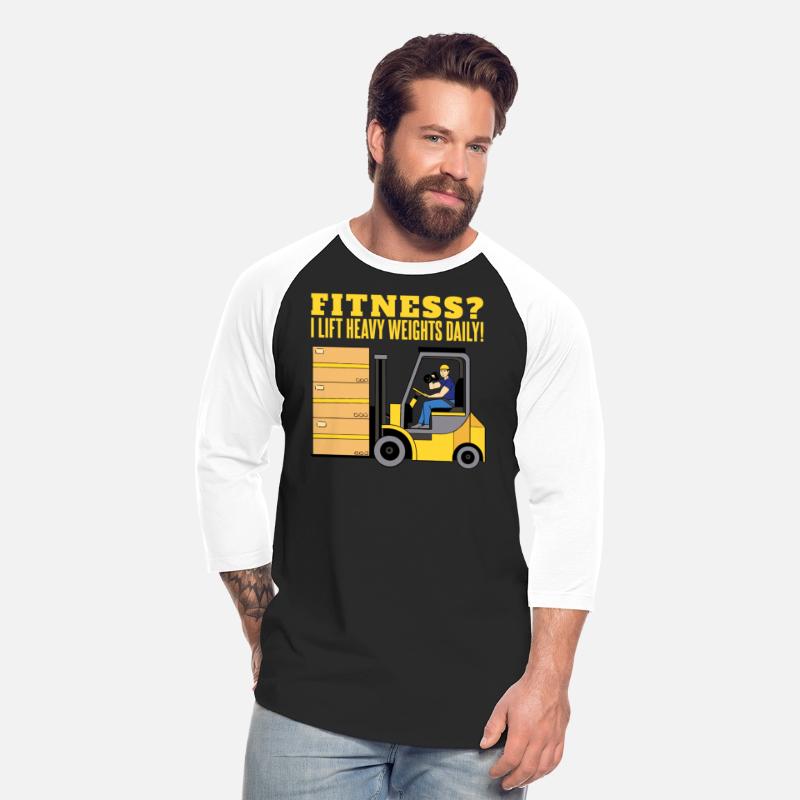 Fitness Weightlifting Forklift Funny Joke