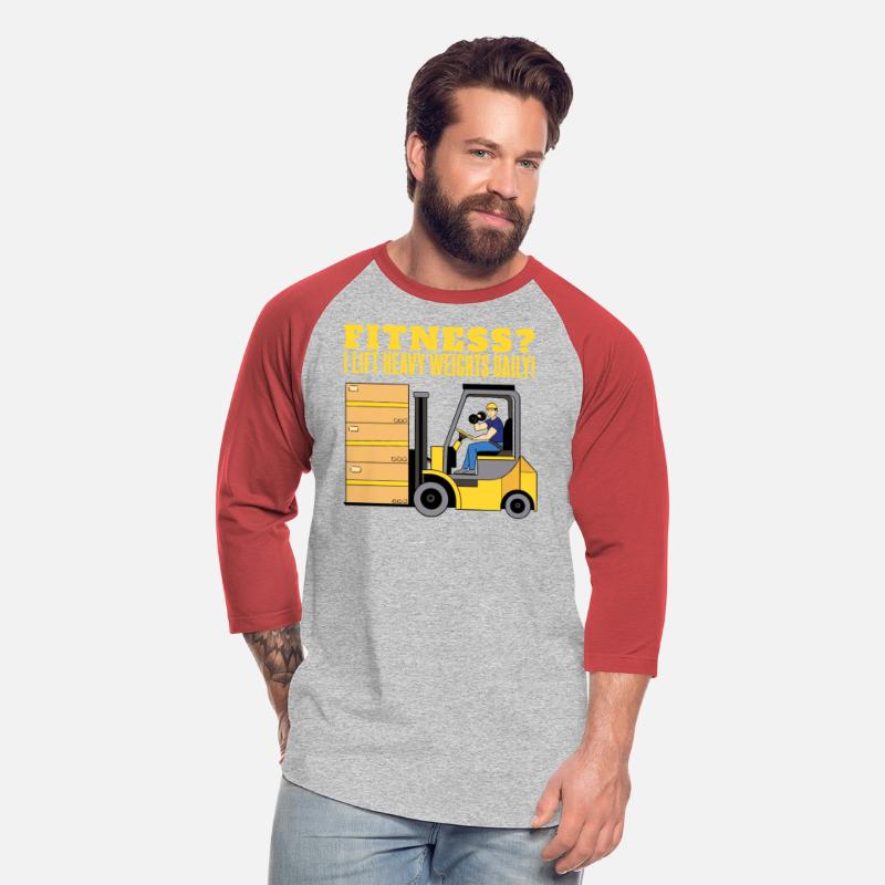 Fitness Weightlifting Forklift Funny Joke