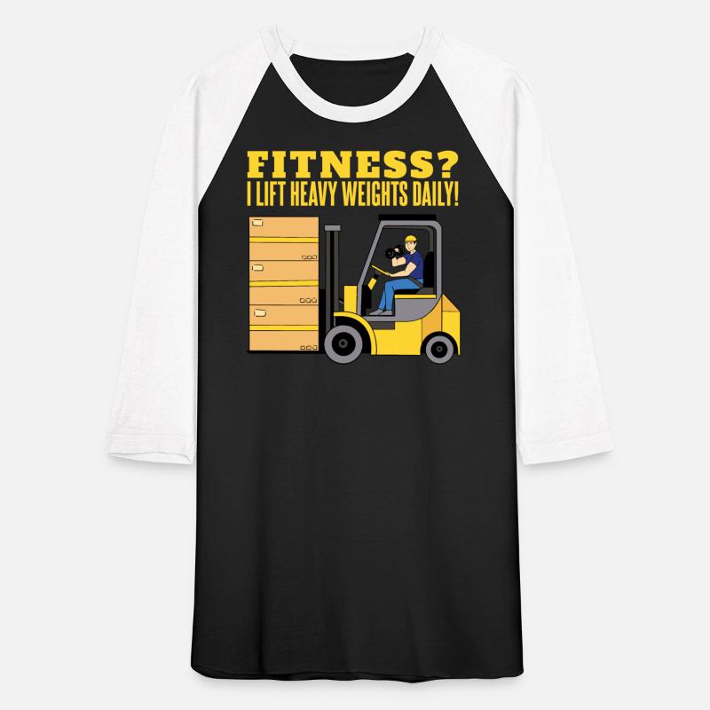 Fitness Weightlifting Forklift Funny Joke