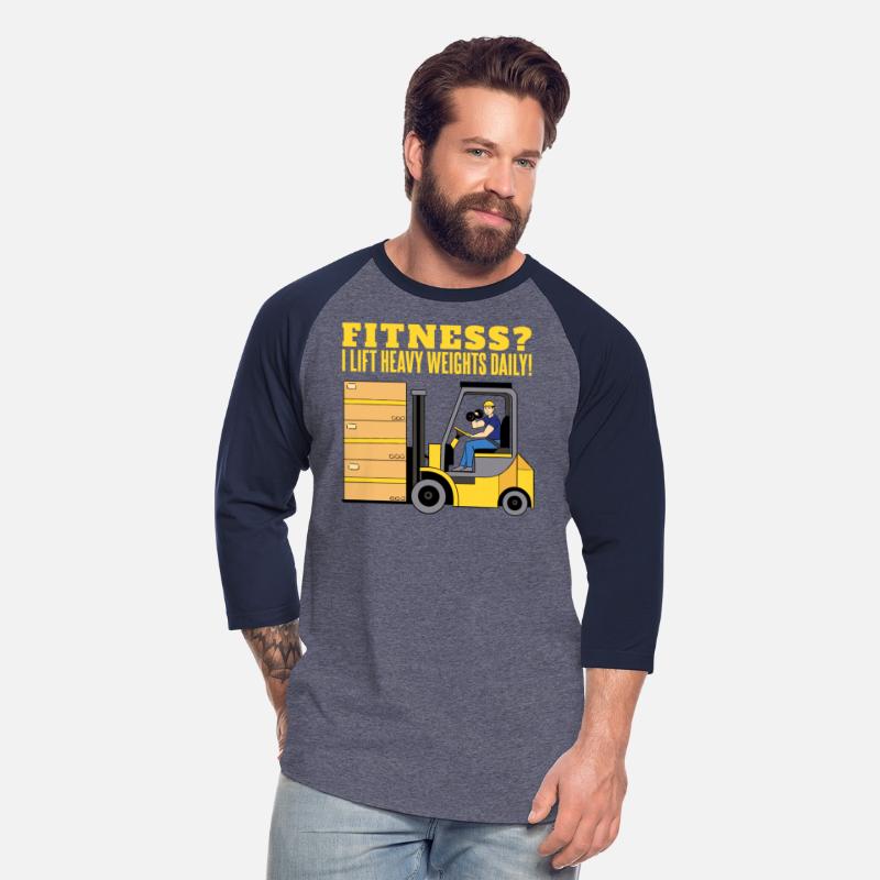 Fitness Weightlifting Forklift Funny Joke