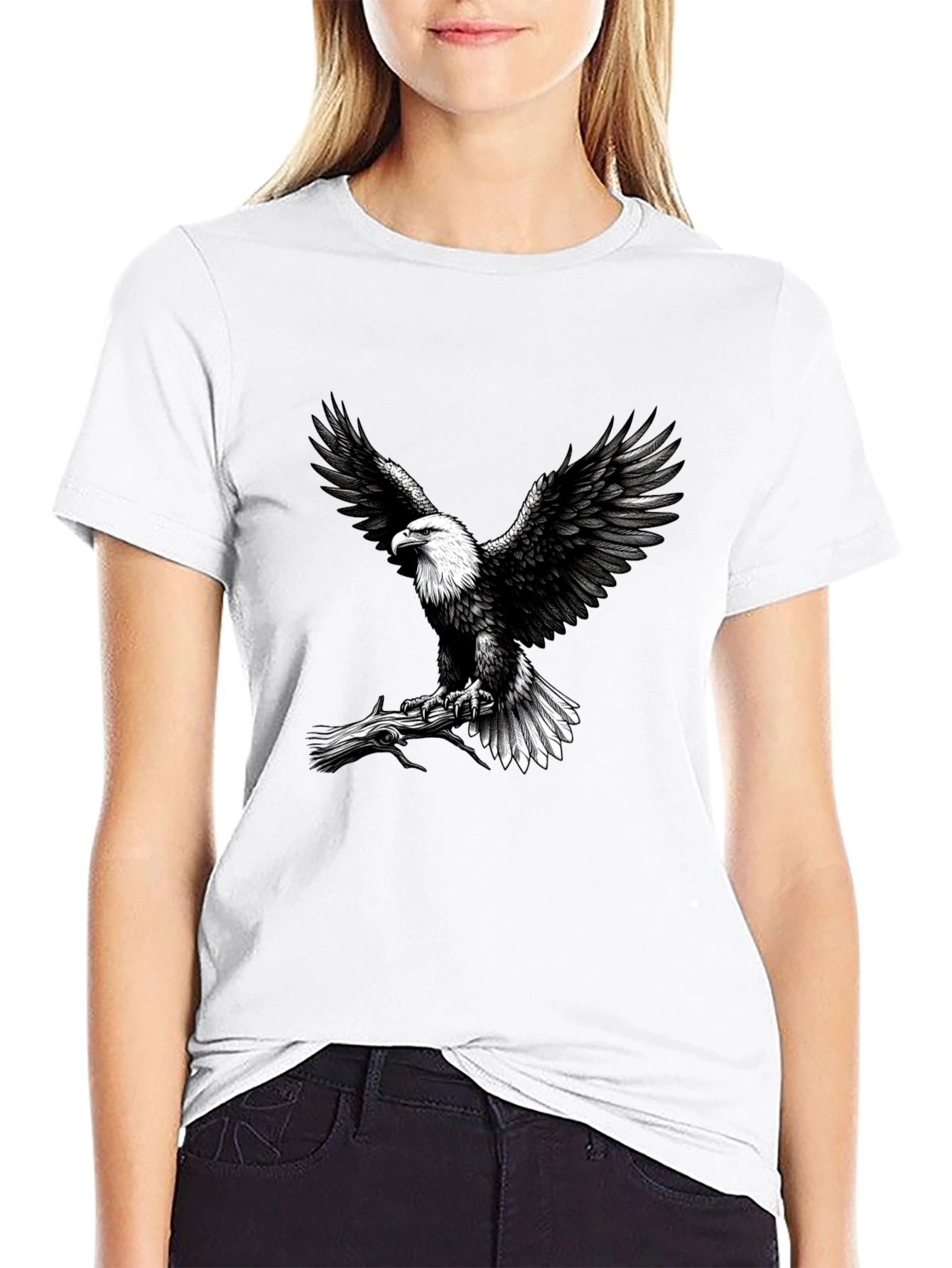 Eagle Graphic Tee - Patriotic Design