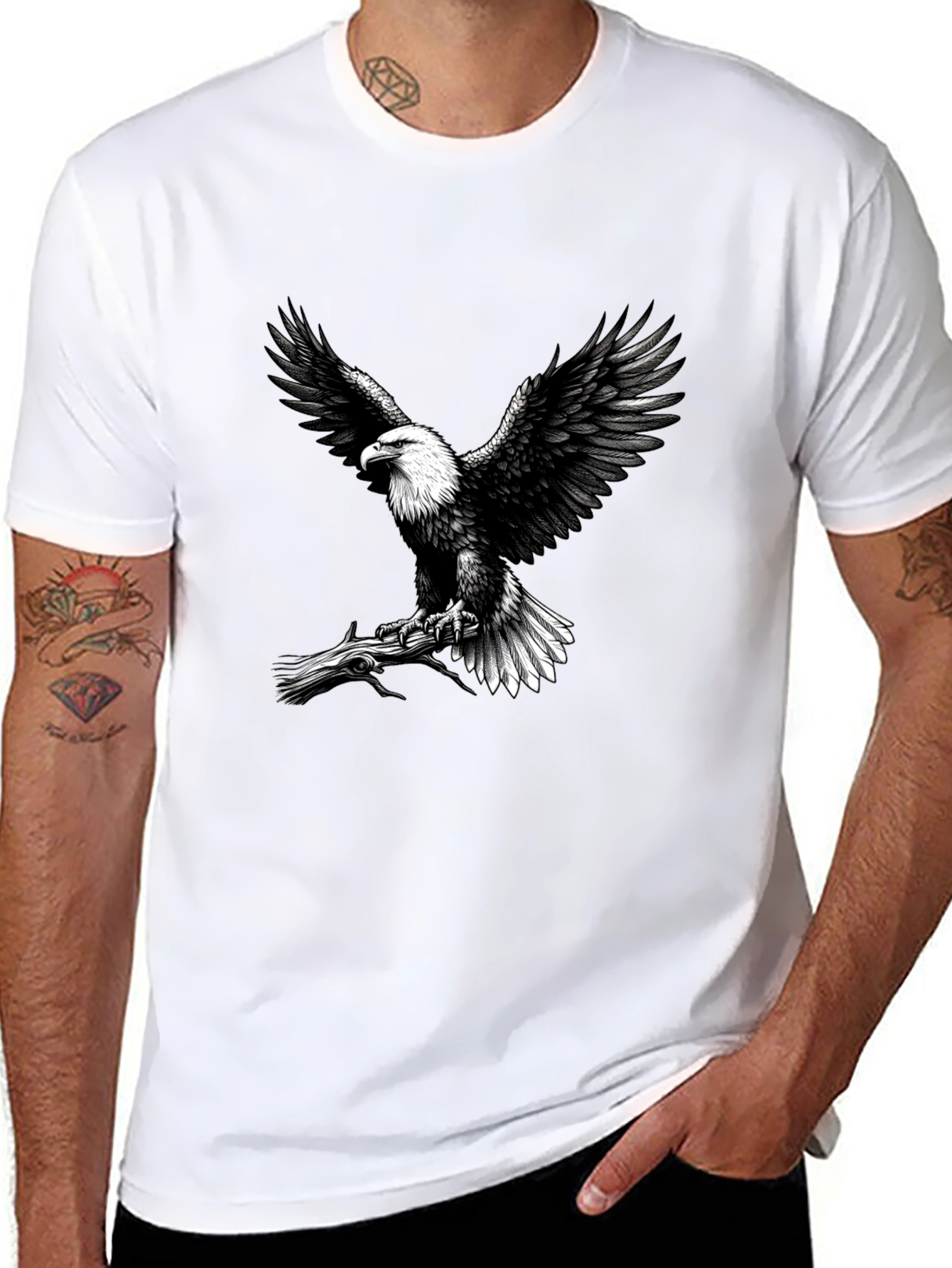 Eagle Graphic Tee - Patriotic Design
