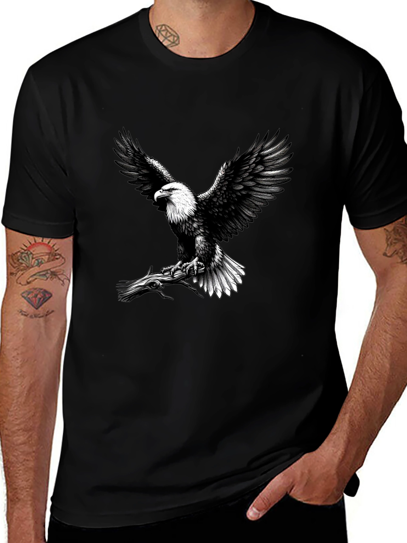 Eagle Graphic Tee - Patriotic Design