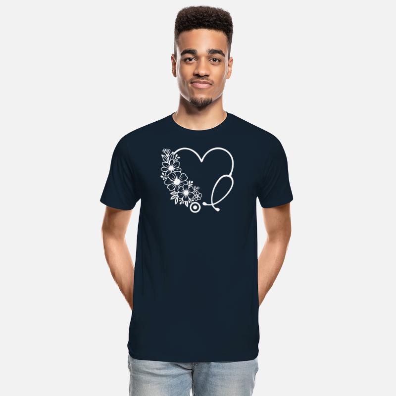 Floral Heart Stethoscope Medical Design