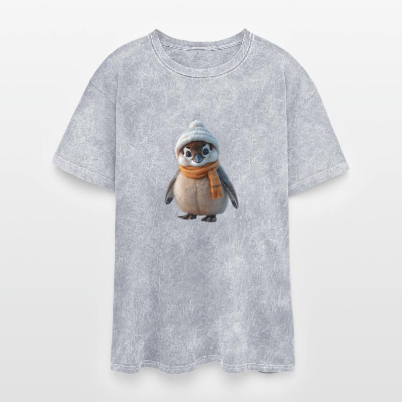 Fluffy Penguin in Winter Gear