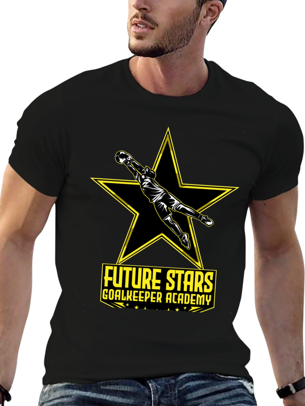Future Stars Goalkeeper Academy Black T-Shirt