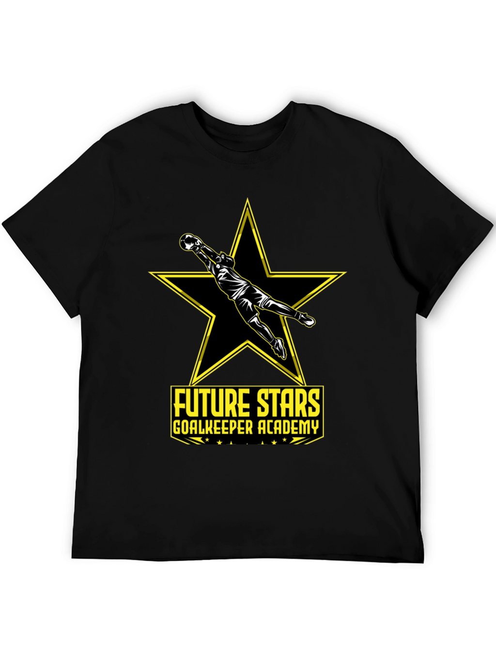 Future Stars Goalkeeper Academy Black T-Shirt