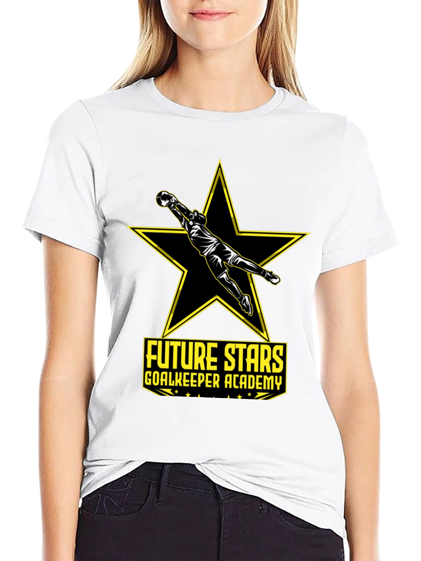 Future Stars Goalkeeper Academy Black T-Shirt