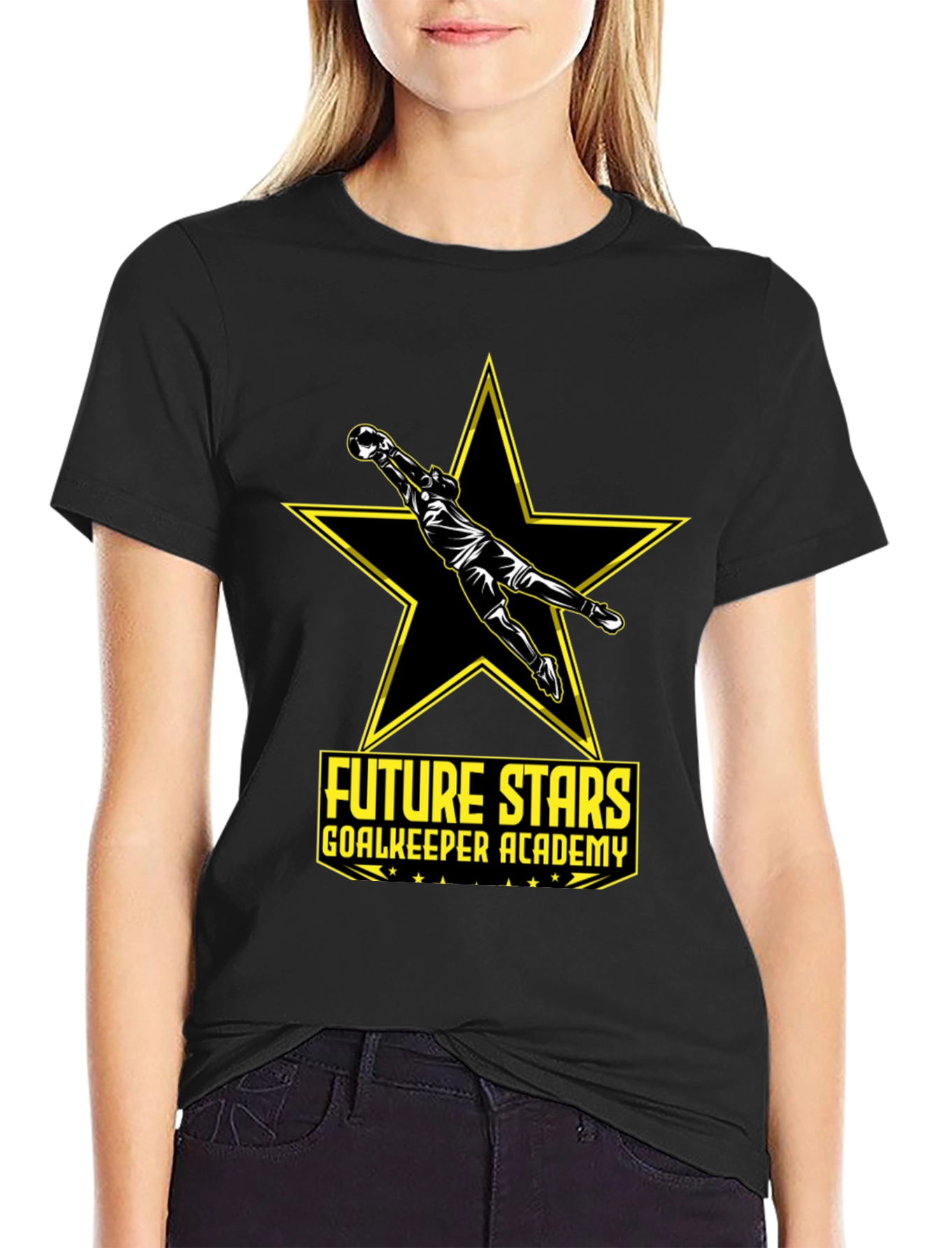 Future Stars Goalkeeper Academy Black T-Shirt