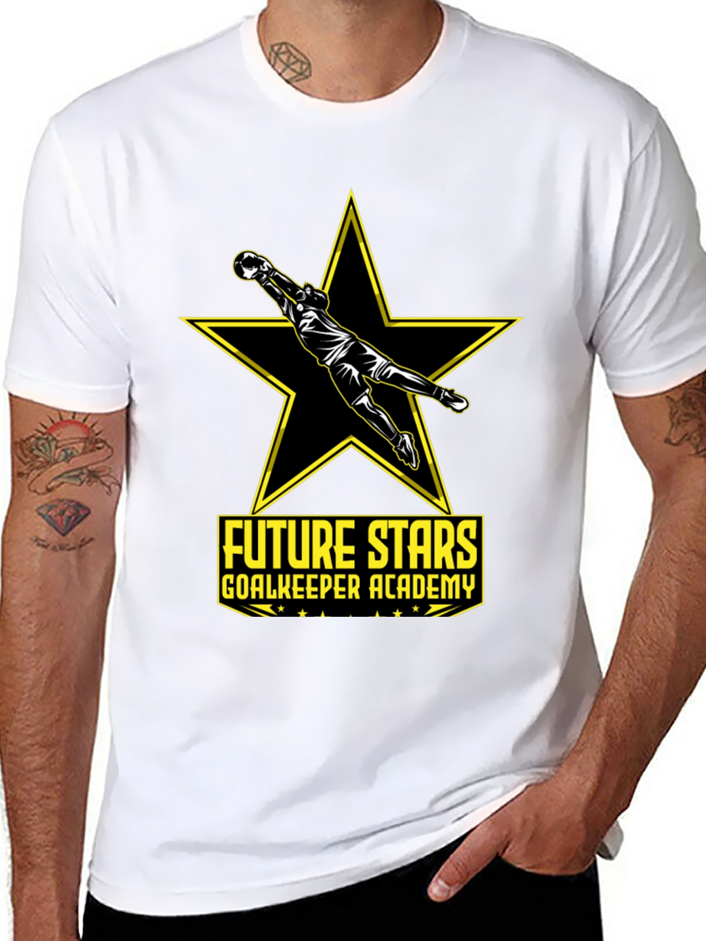 Future Stars Goalkeeper Academy Black T-Shirt