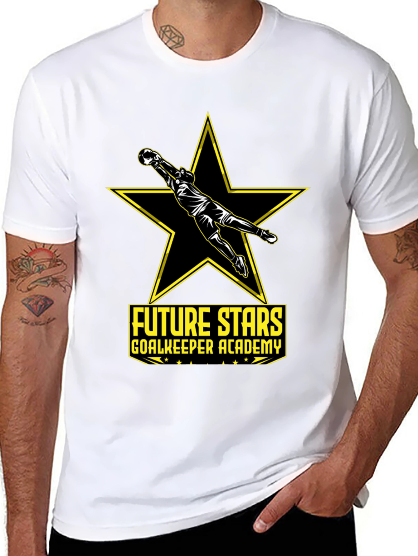 Future Stars Goalkeeper Academy Black T-Shirt