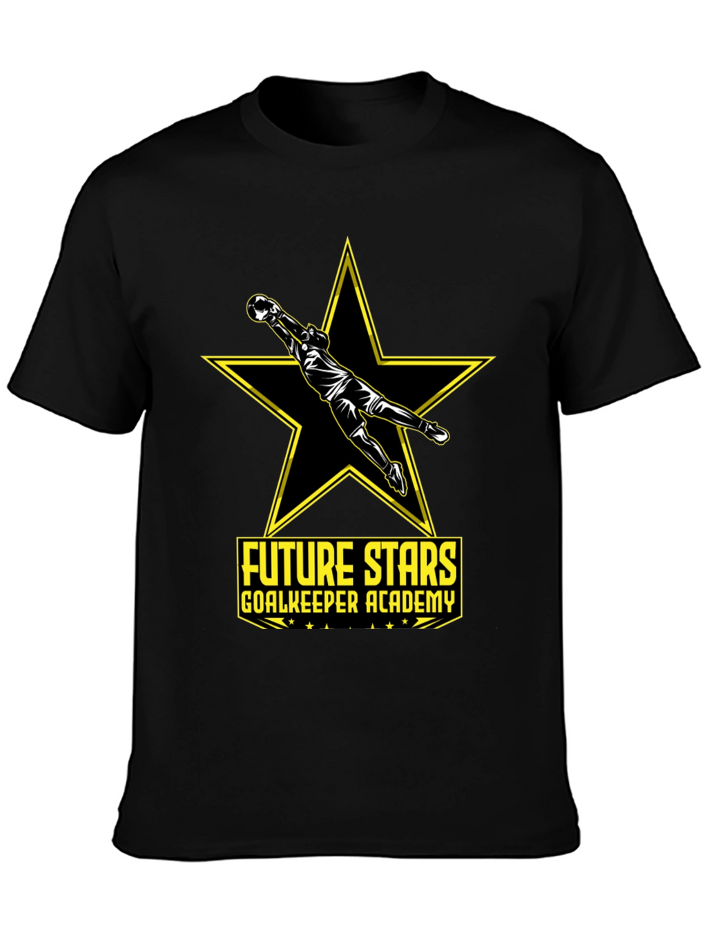 Future Stars Goalkeeper Academy Black T-Shirt