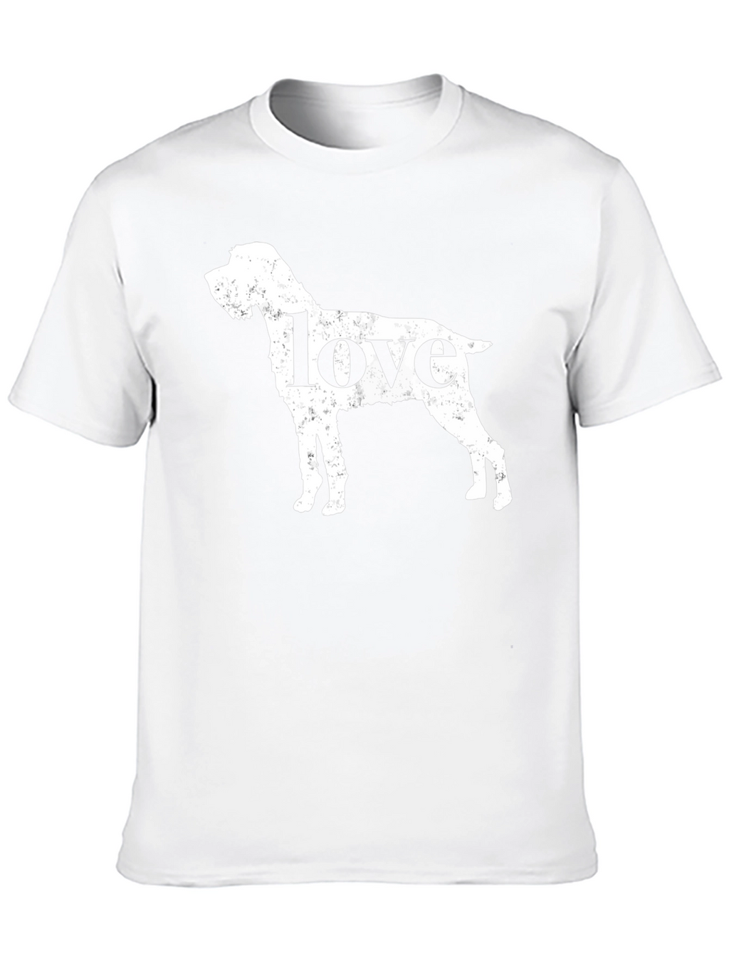 Dog Love Graphic T-Shirt - Black