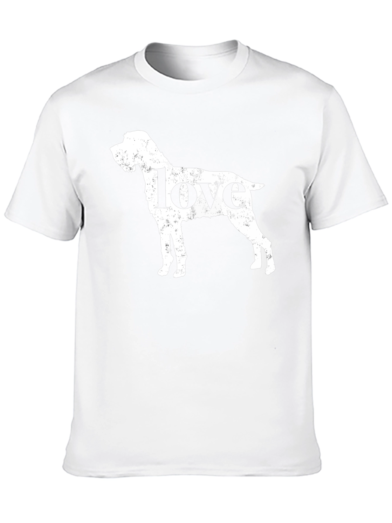Dog Love Graphic T-Shirt - Black