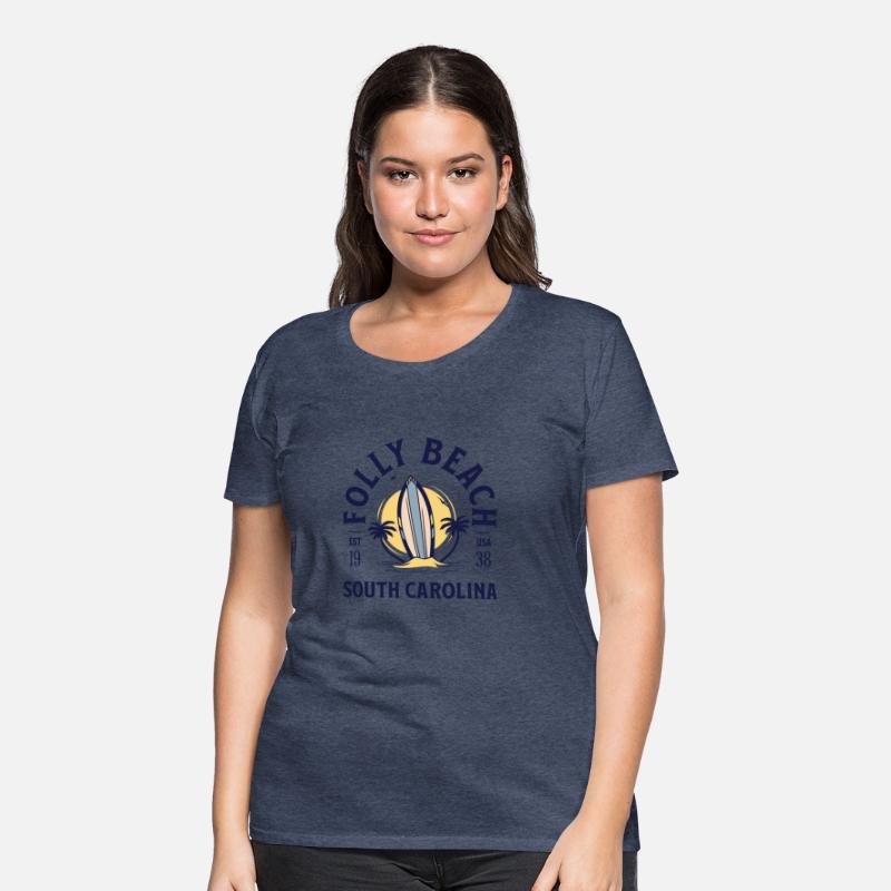 Folly South Carolina Beach Surf Summer Vacation