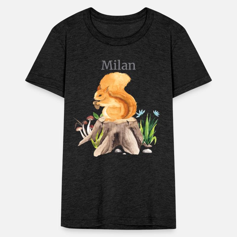 Forest Animal Squirrel Flowers Name Milan