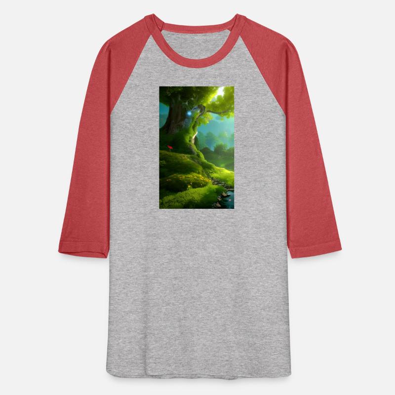 Forest Jungle Psychedelic Colorful Futuristic