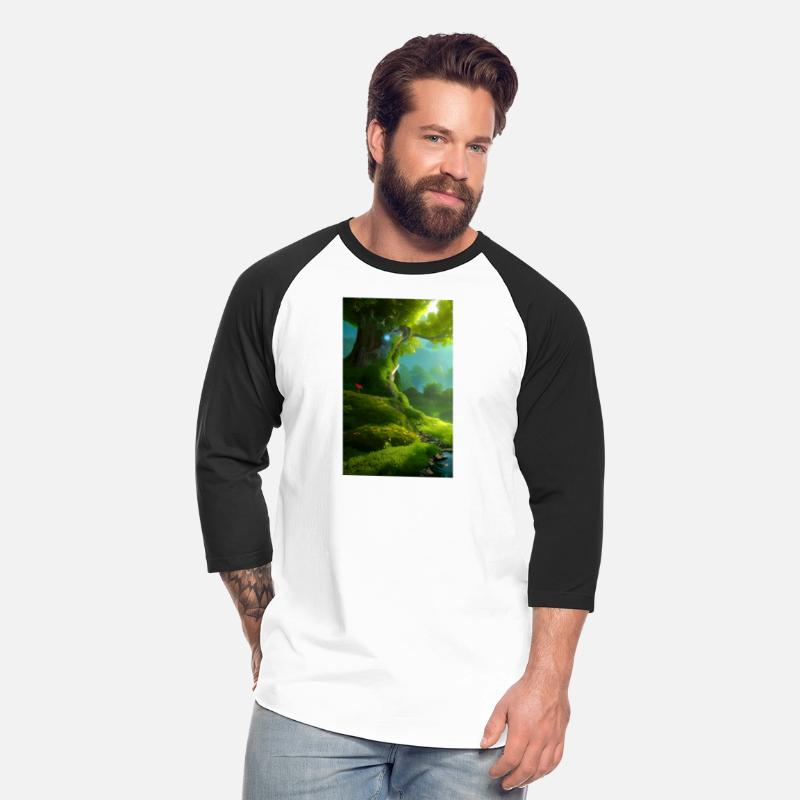 Forest Jungle Psychedelic Colorful Futuristic