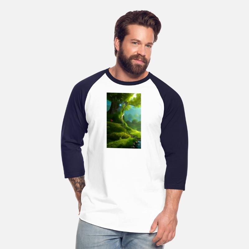 Forest Jungle Psychedelic Colorful Futuristic