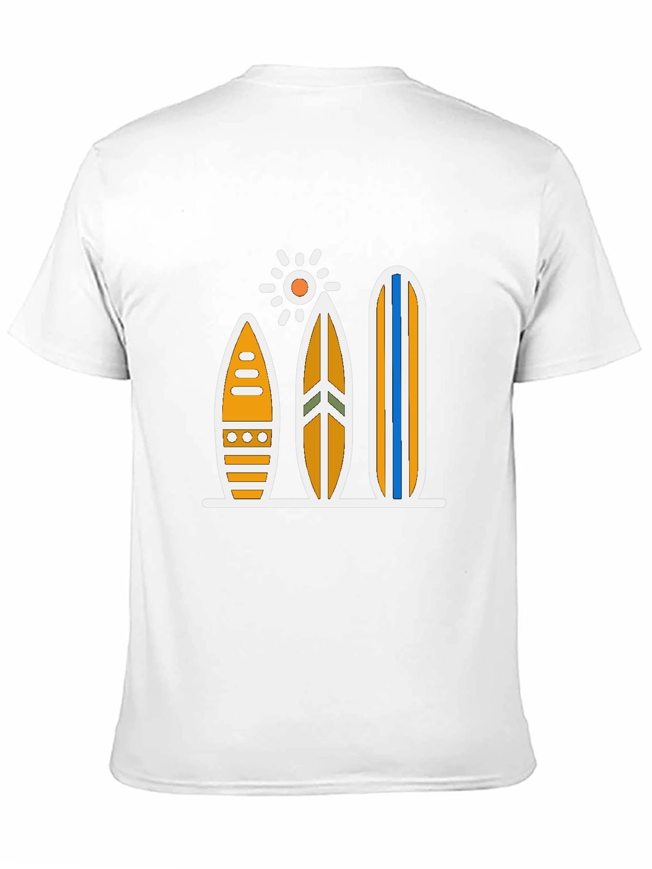 Surfboard Sun Graphic Tee