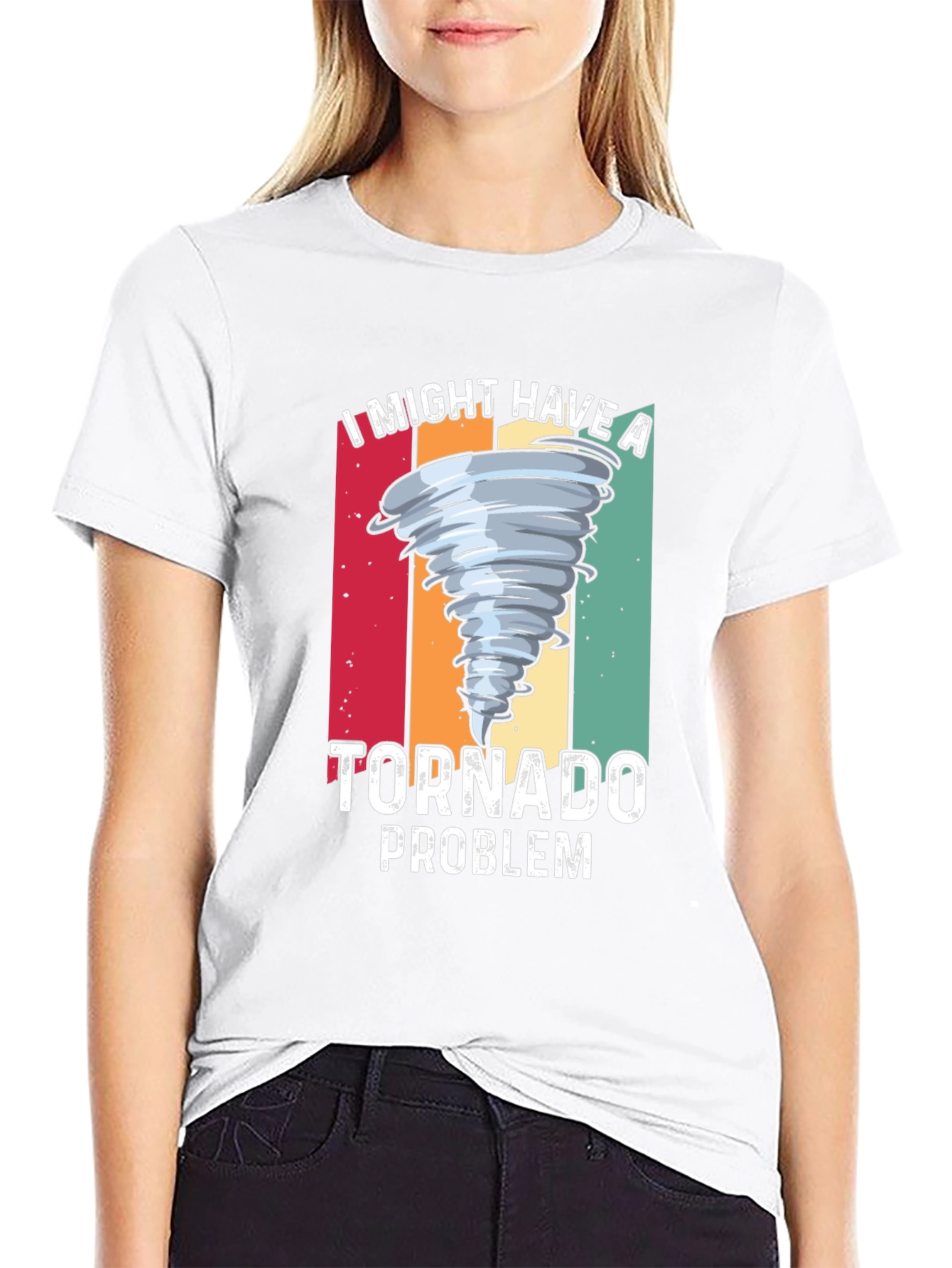 I Might Have a Tornado Problem Graphic T-Shirt