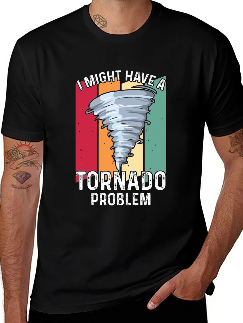 I Might Have a Tornado Problem Graphic T-Shirt