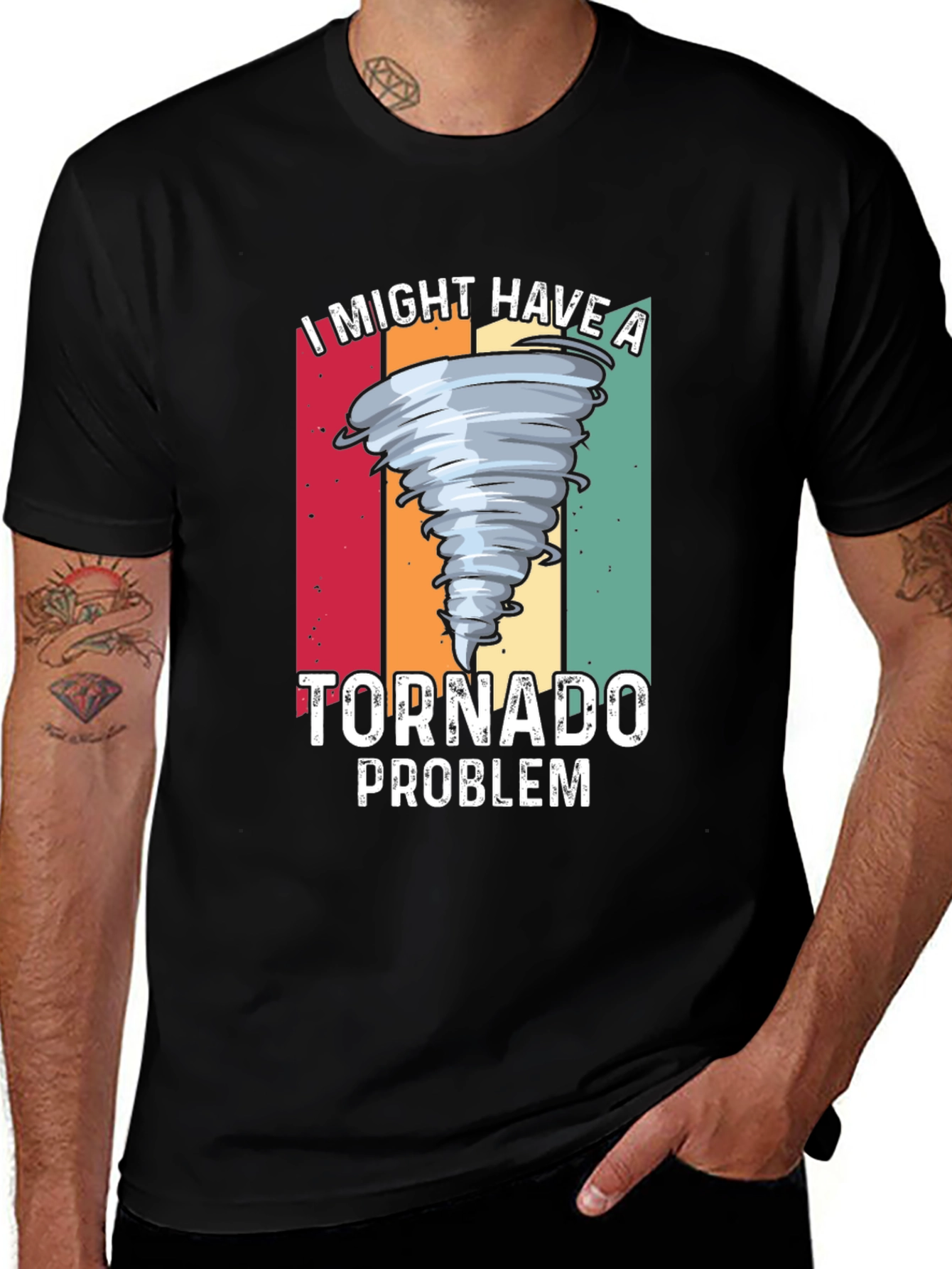 I Might Have a Tornado Problem Graphic T-Shirt