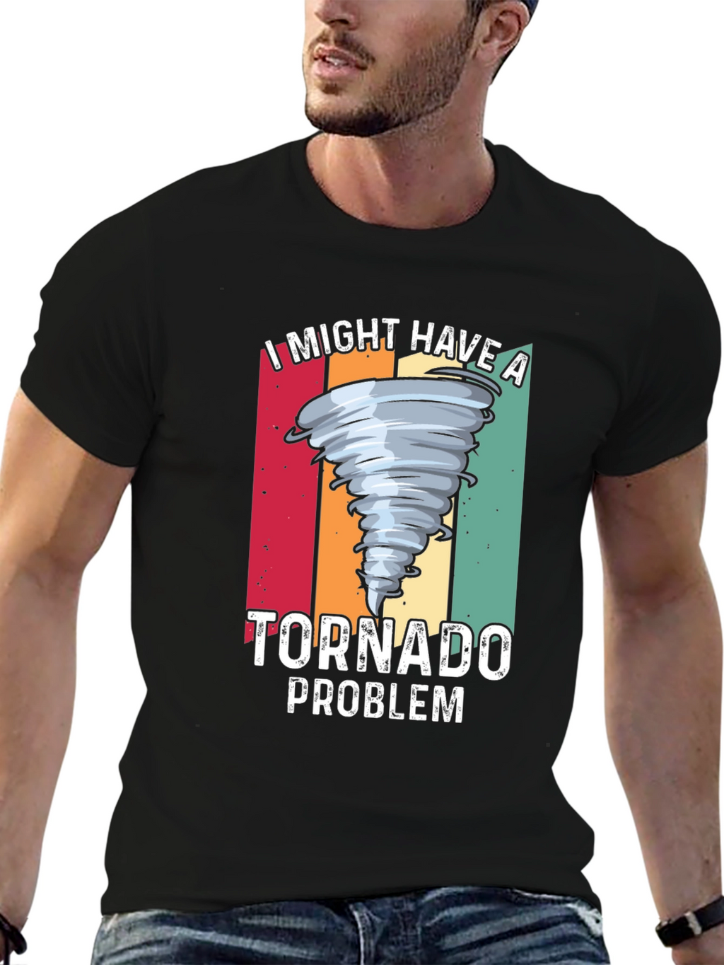 I Might Have a Tornado Problem Graphic T-Shirt
