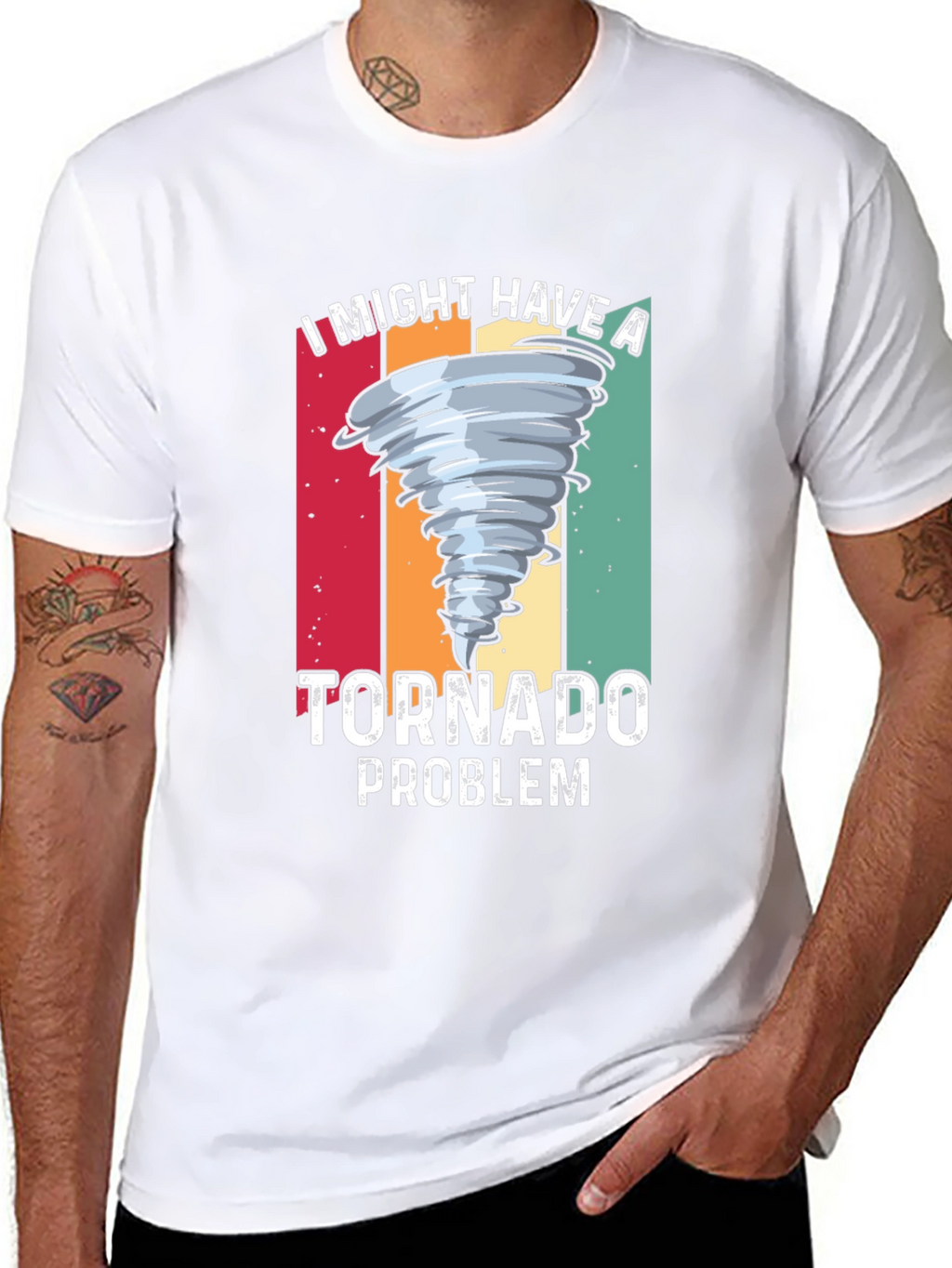 I Might Have a Tornado Problem Graphic T-Shirt